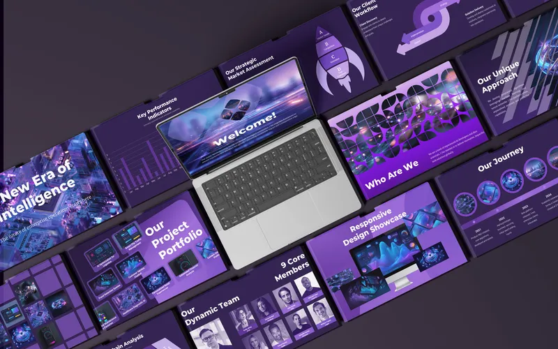 Animated Startup Pitch Deck PowerPoint Template preview